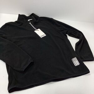 RAINS Brand Black Quarter-Zip Pullover Fleece Jacket L Men’s Black NWT